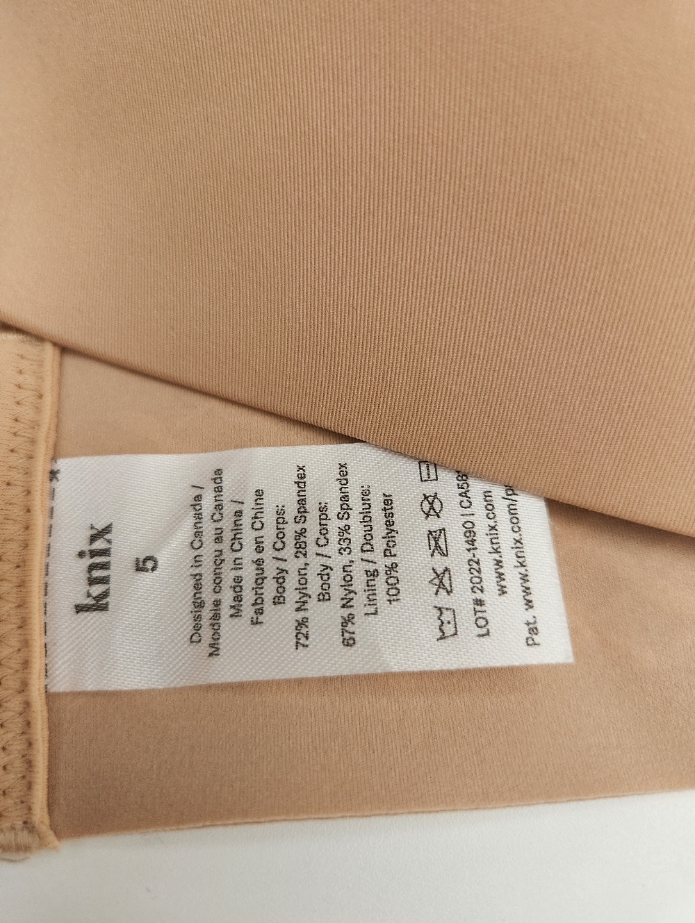 New With Tags Knix Wing Woman Wireless Contour Bra In Warm Sand Color - Picture 5 of 8